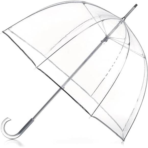 Adult Clear Bubble Umbrella with Dome Canopy and Lightweight Wind - Picture 7 of 7